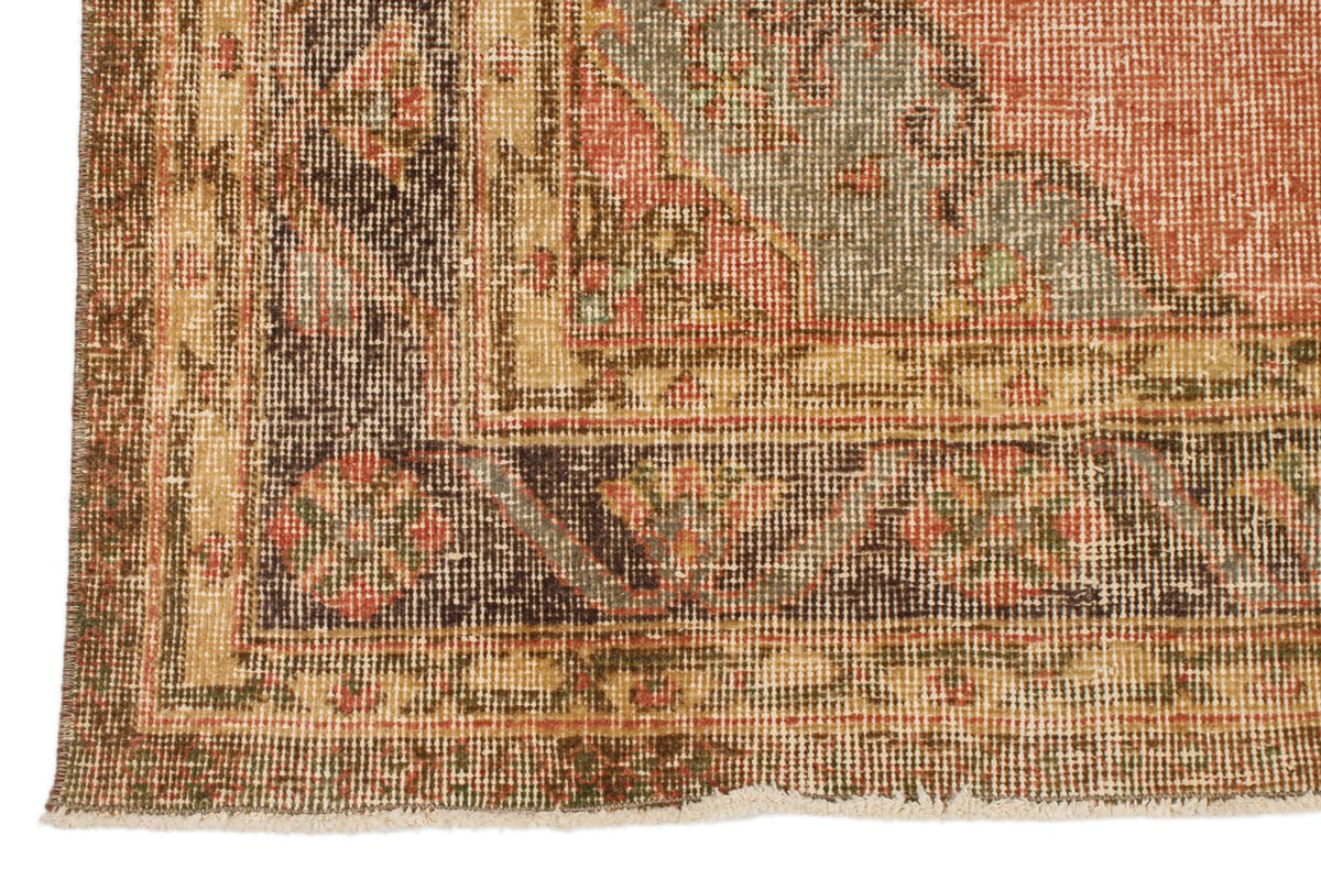 5x12 Red and Brown Turkish Tribal Runner