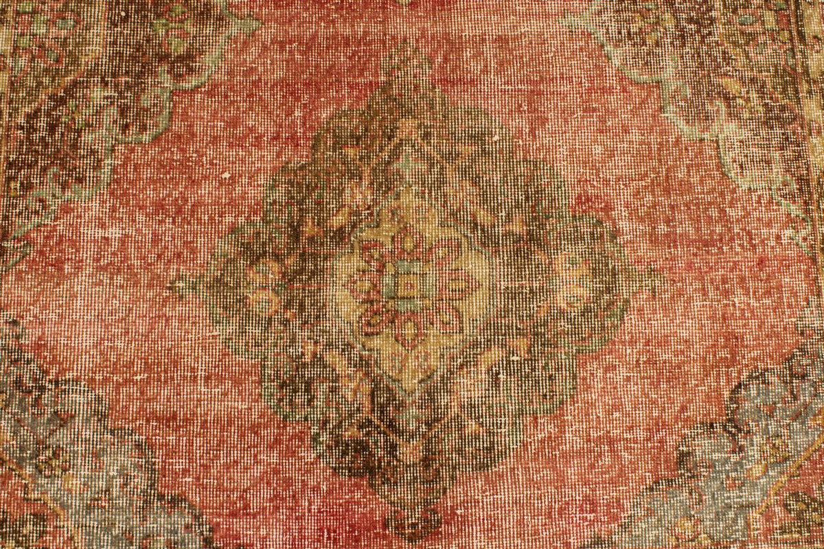 5x12 Red and Brown Turkish Tribal Runner