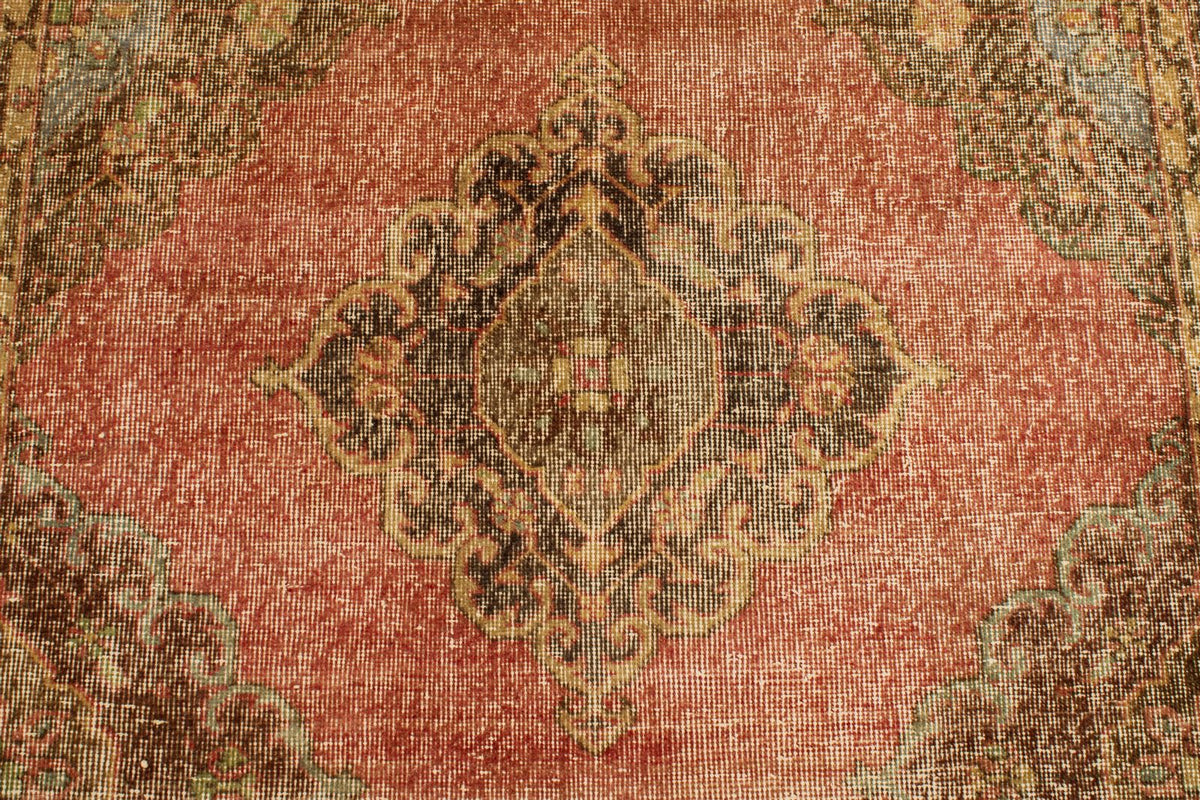 5x12 Red and Brown Turkish Tribal Runner