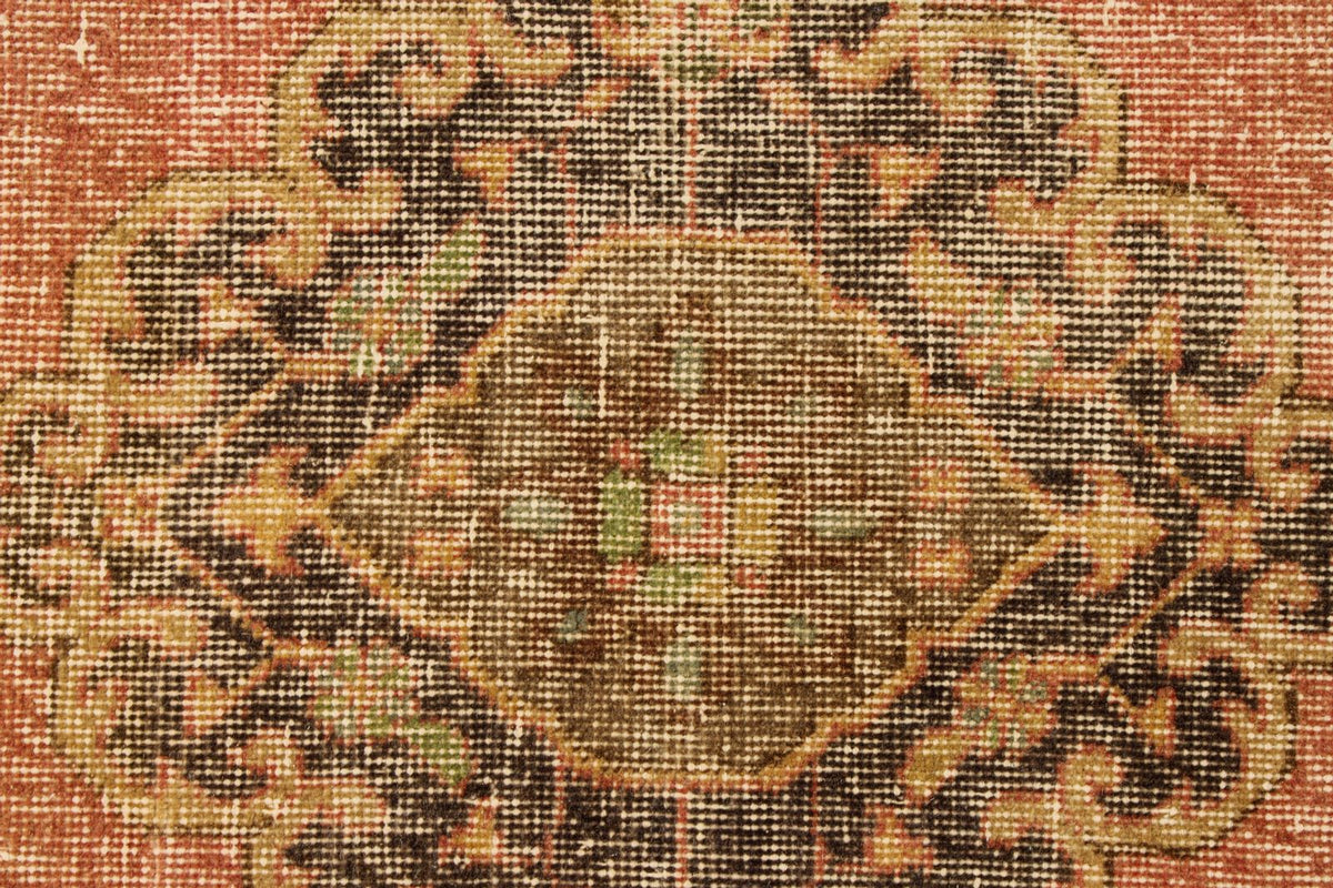 5x12 Red and Brown Turkish Tribal Runner