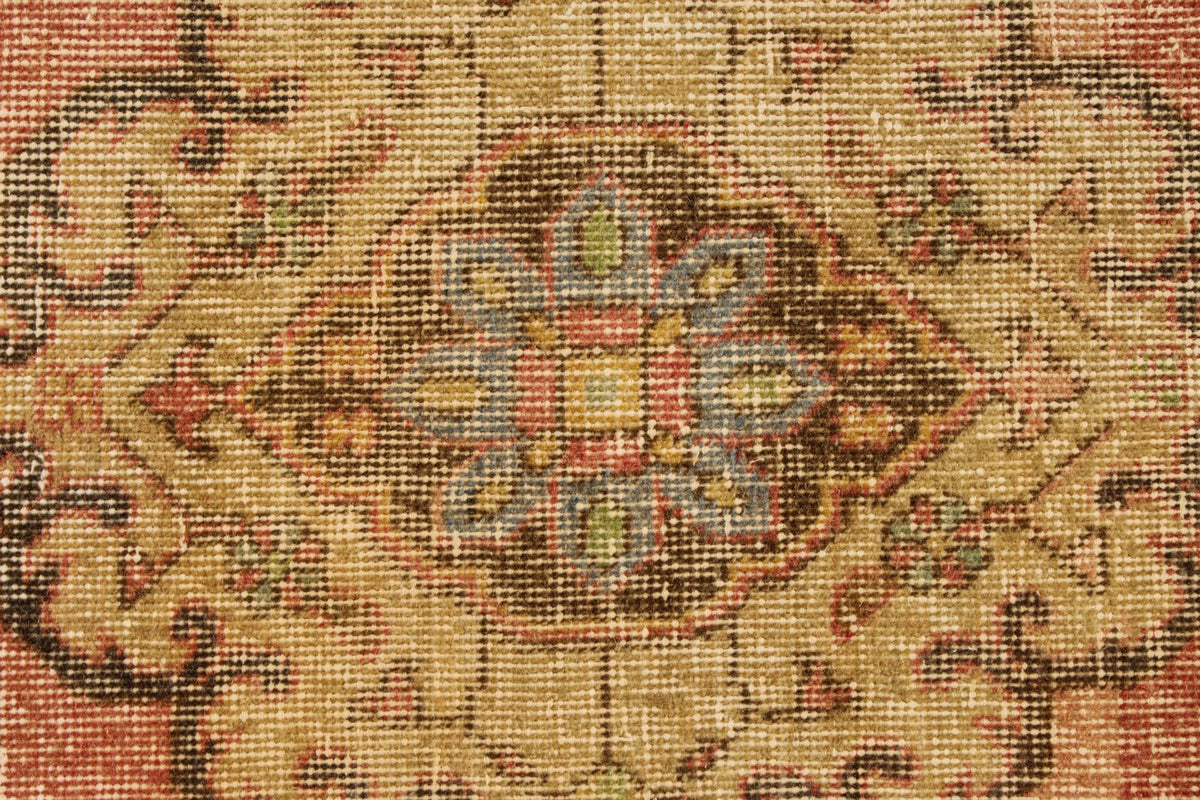 5x12 Red and Brown Turkish Tribal Runner