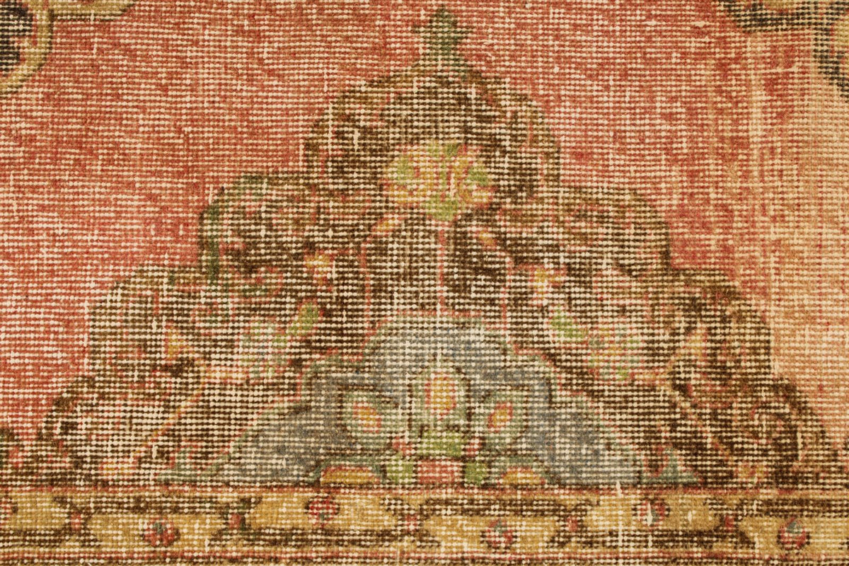 5x12 Red and Brown Turkish Tribal Runner