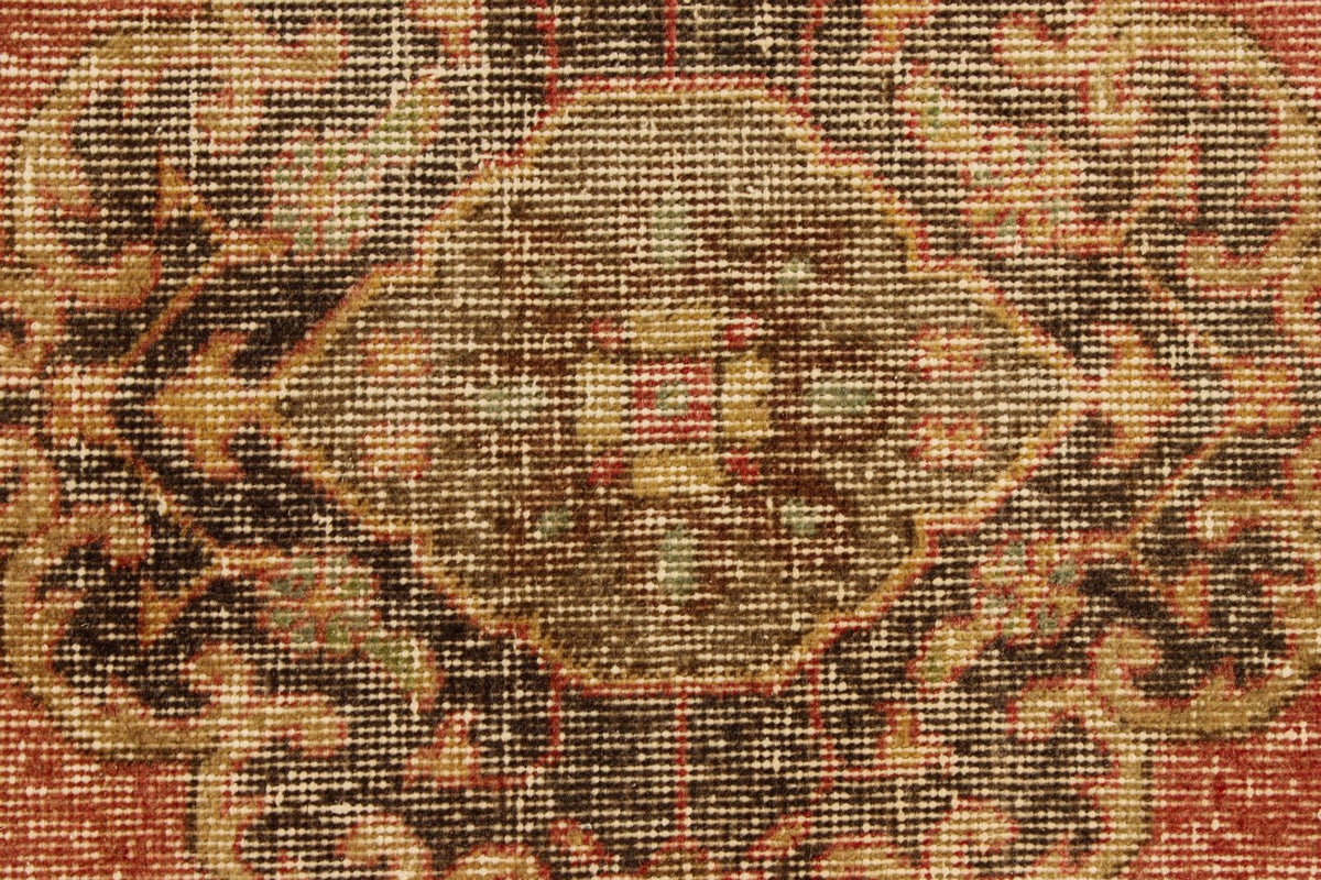 5x12 Red and Brown Turkish Tribal Runner