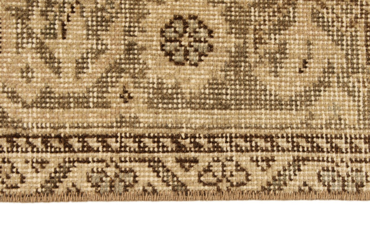 5x13 Ivory and Blue Turkish Tribal Runner