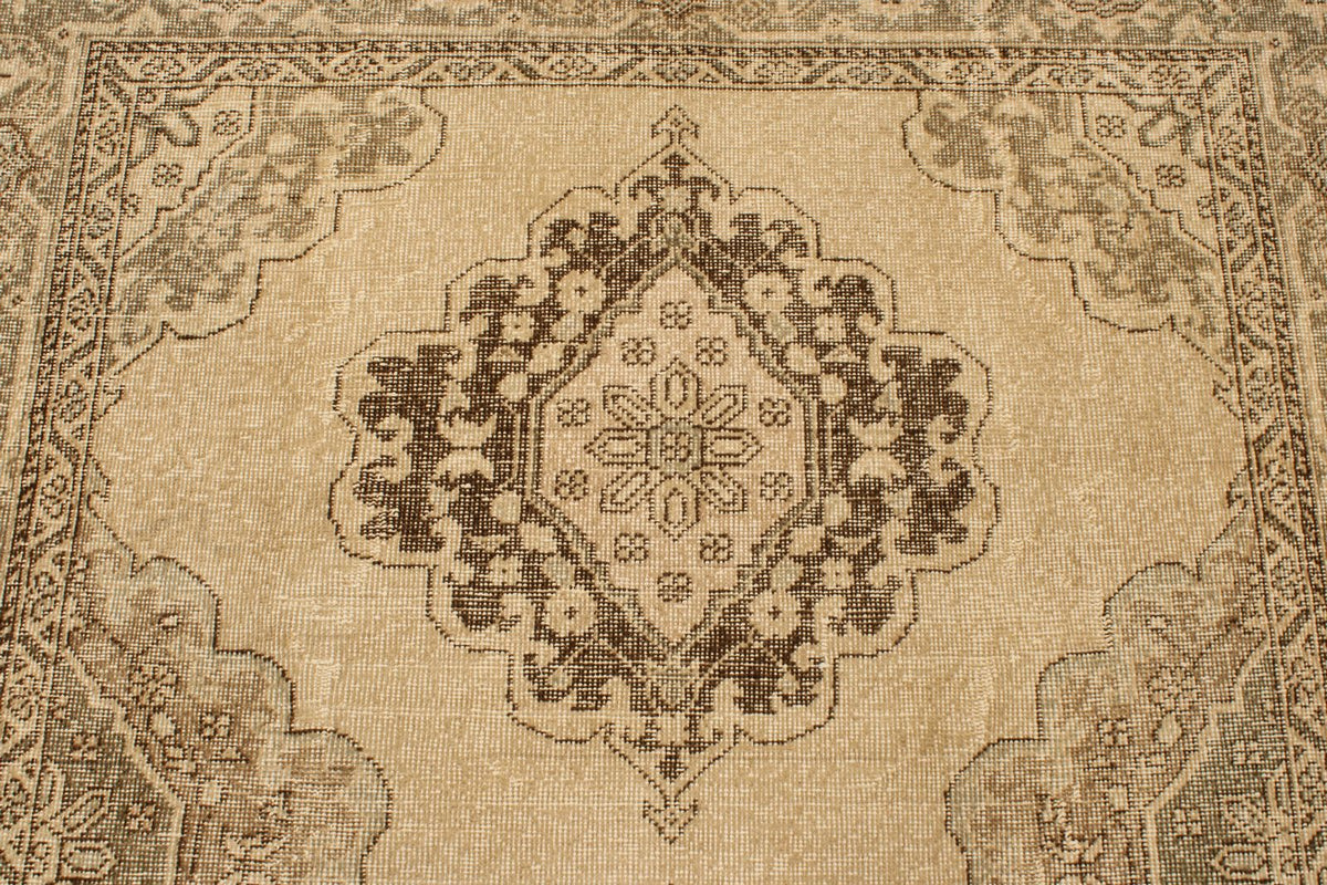 5x13 Ivory and Blue Turkish Tribal Runner