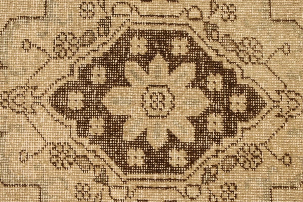 5x13 Ivory and Blue Turkish Tribal Runner