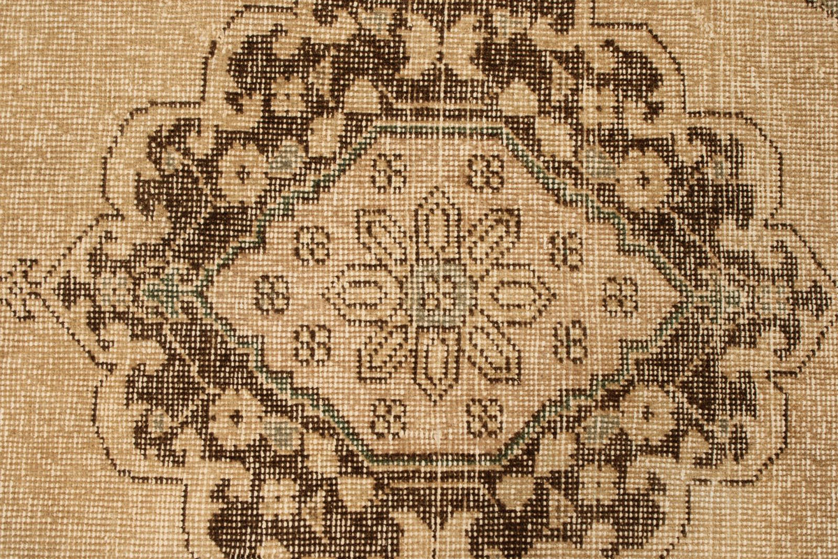 5x13 Ivory and Blue Turkish Tribal Runner