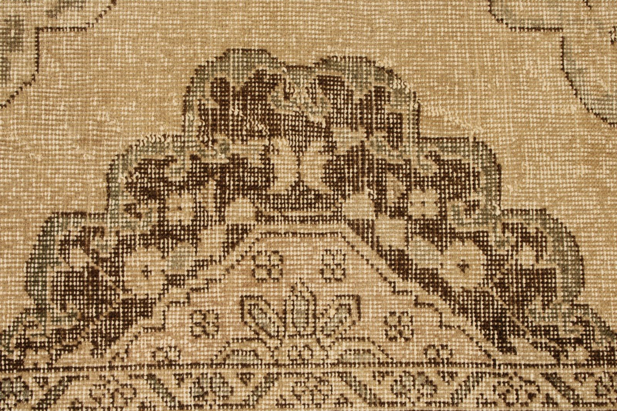 5x13 Ivory and Blue Turkish Tribal Runner