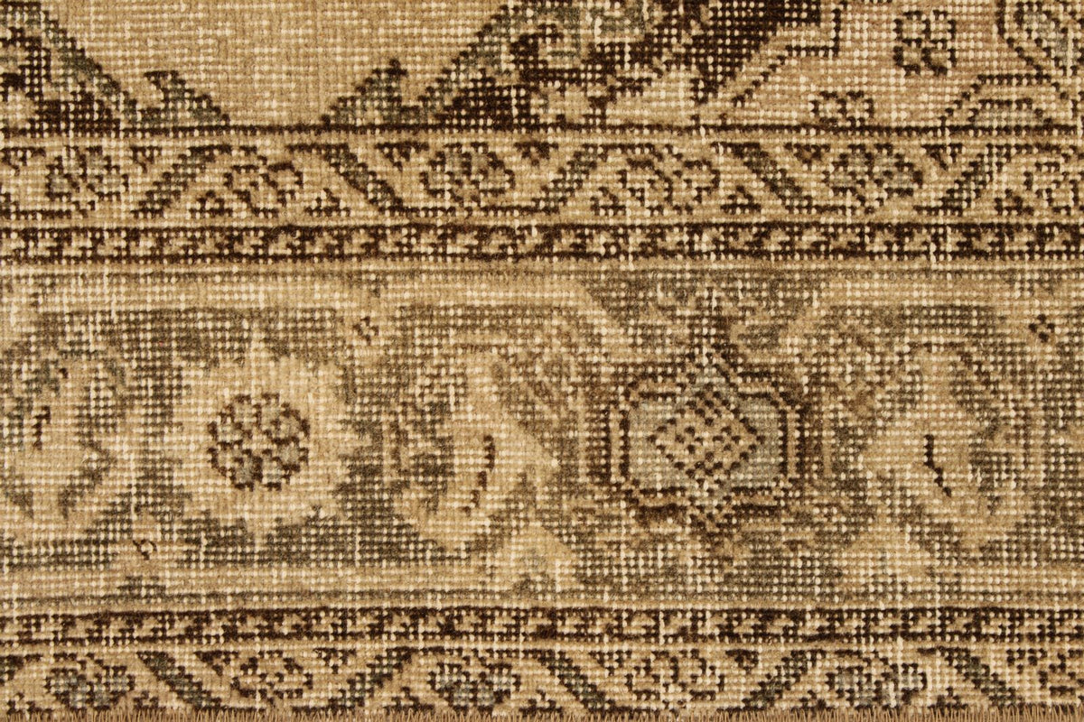 5x13 Ivory and Blue Turkish Tribal Runner