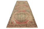 4x12 Brown and Pink Turkish Tribal Runner