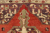 4x5 Rust and Ivory Turkish Tribal Rug