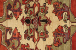 4x5 Rust and Ivory Turkish Tribal Rug