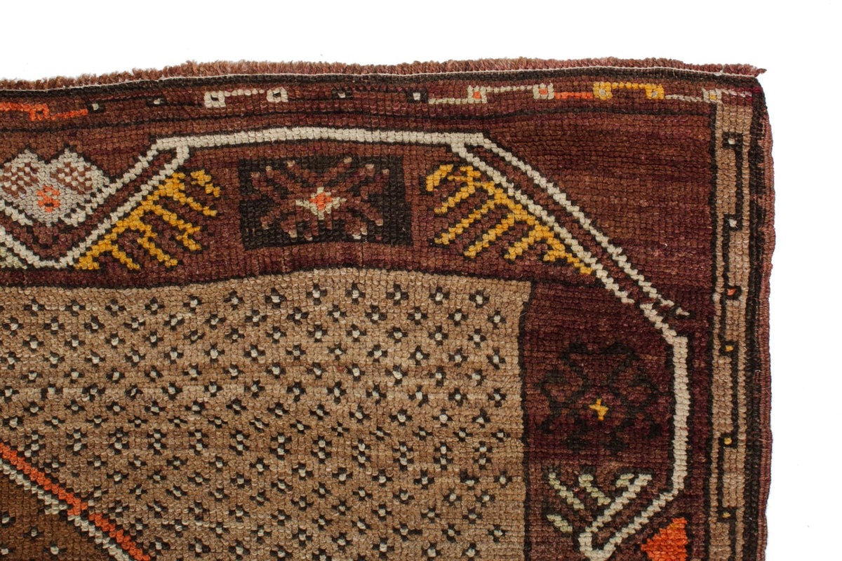 6x13 Camel and Brown Turkish Tribal Runner