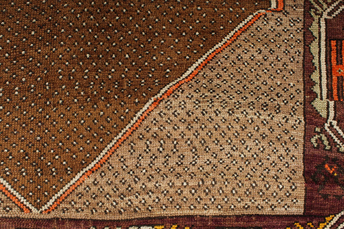 6x13 Camel and Brown Turkish Tribal Runner