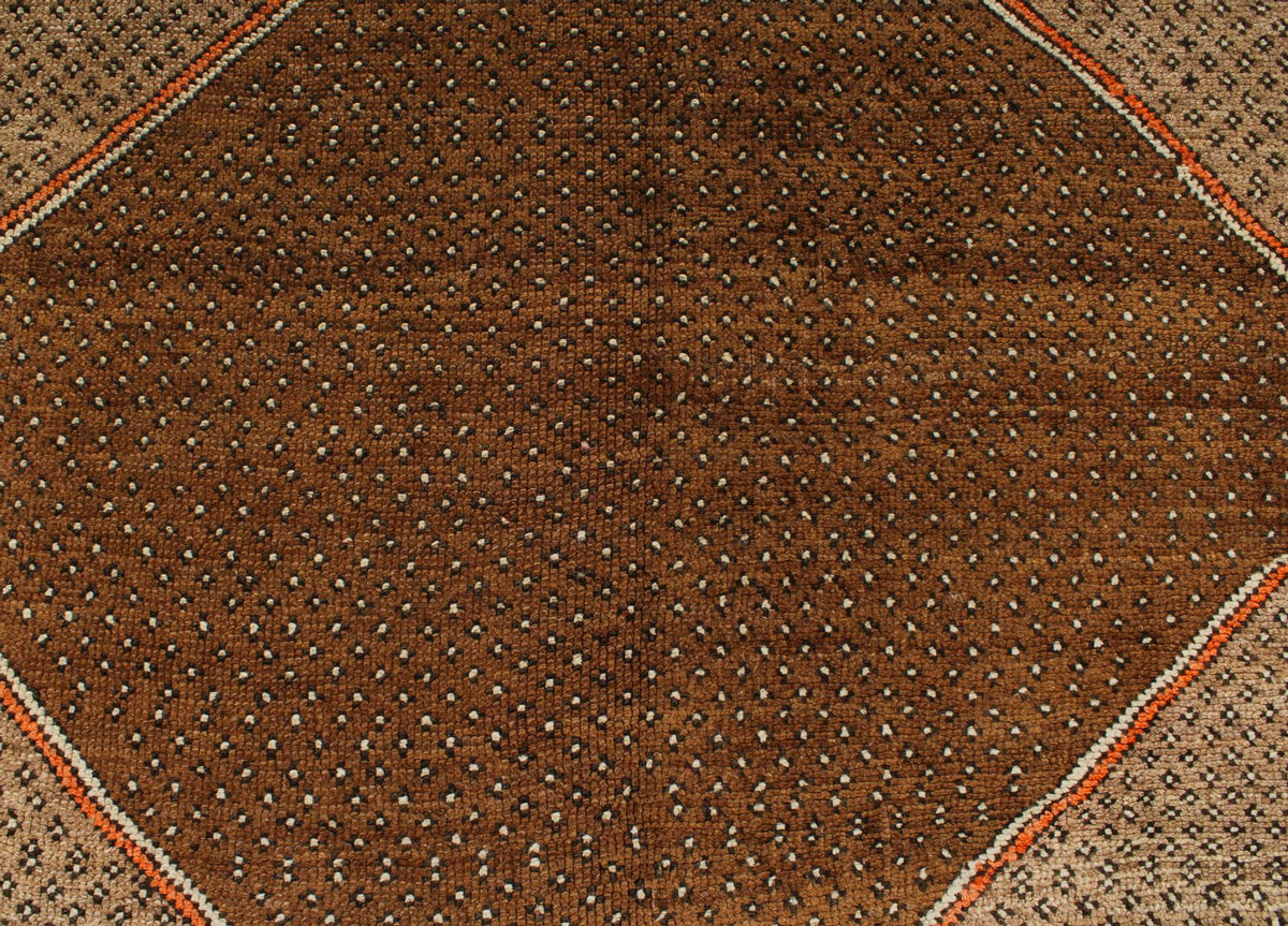 6x13 Camel and Brown Turkish Tribal Runner