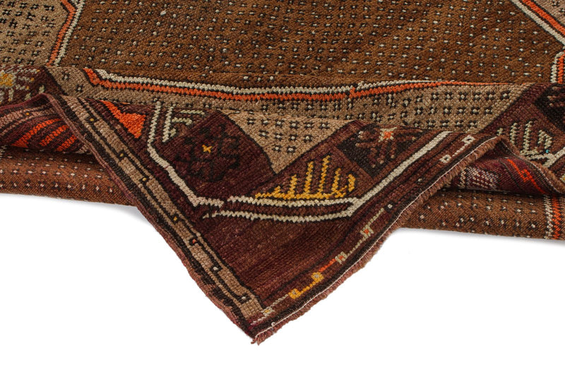 6x13 Camel and Brown Turkish Tribal Runner