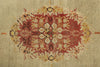 3x12 Ivory and Rust Turkish Tribal Runner
