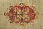 3x12 Ivory and Rust Turkish Tribal Runner