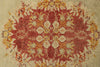 3x12 Ivory and Rust Turkish Tribal Runner