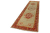 3x12 Ivory and Rust Turkish Tribal Runner