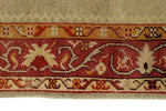 3x12 Ivory and Rust Turkish Tribal Runner