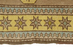 4x11 Beige and Yellow Turkish Tribal Runner