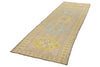 4x11 Beige and Yellow Turkish Tribal Runner