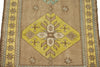 4x11 Beige and Yellow Turkish Tribal Runner