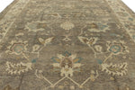 12x16 Gray and Ivory Turkish Oushak Rug