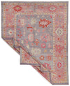 9x11 Purple and Pink Turkish Oushak Rug