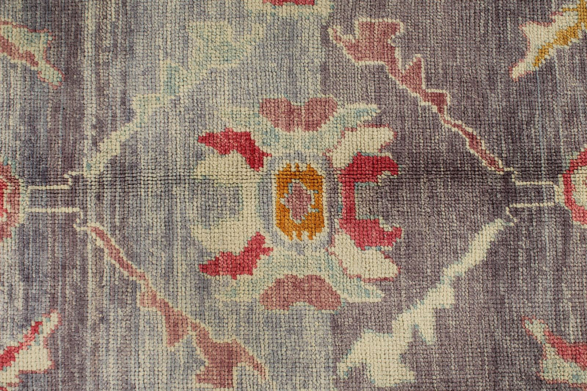 10x12 Purple and Pink Turkish Oushak Rug