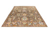 10x14 Brown and Brown Turkish Oushak Rug