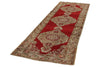 4x10 Red and Ivory Turkish Tribal Runner