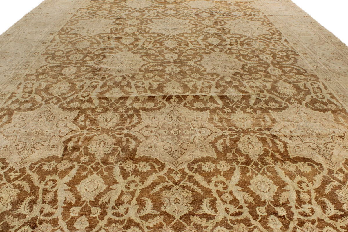 14x21 Red and White Turkish Oushak Rug