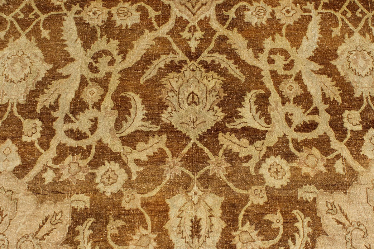 14x21 Red and White Turkish Oushak Rug