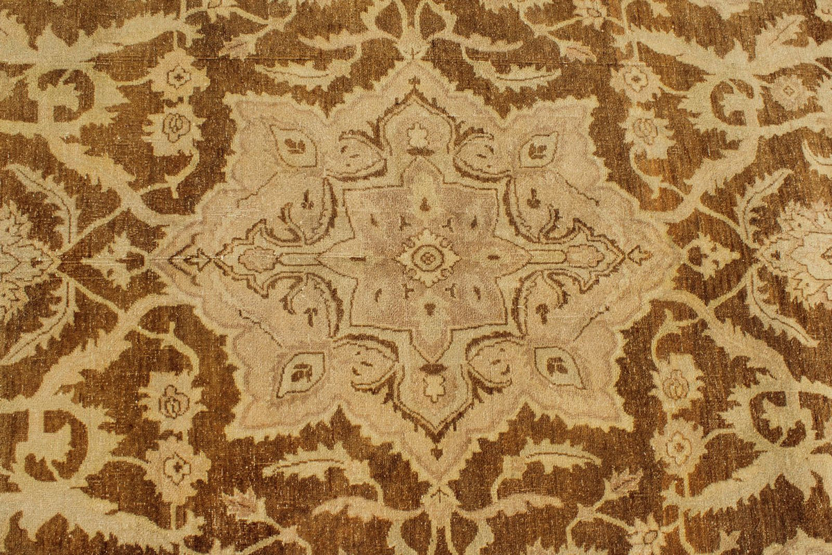 14x21 Red and White Turkish Oushak Rug