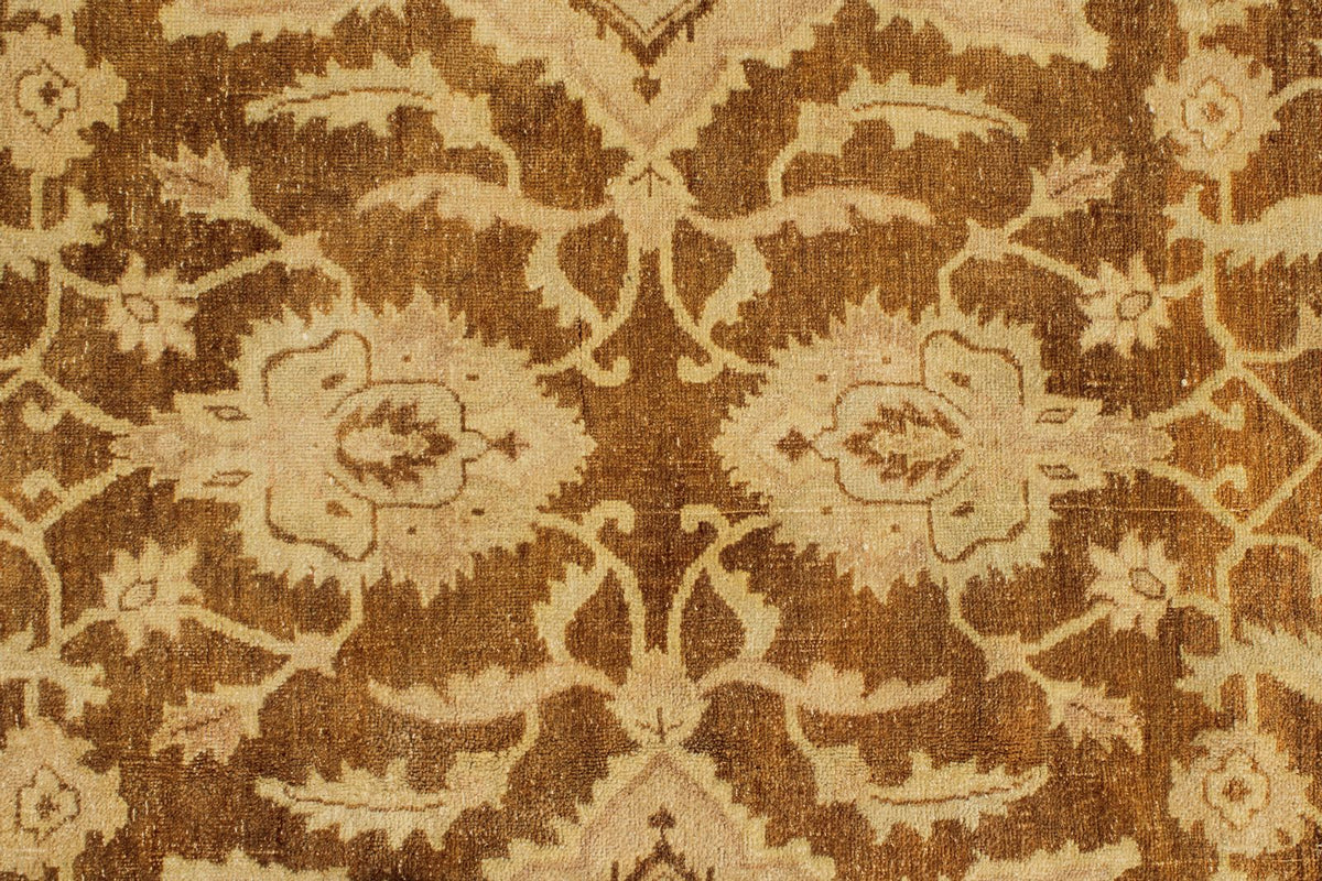 14x21 Red and White Turkish Oushak Rug