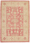 5x7 Red and Beige Turkish Oushak Rug