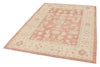 5x7 Red and Beige Turkish Oushak Rug