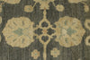 11x14 Navy and Ivory Turkish Oushak Rug