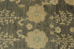 11x14 Navy and Ivory Turkish Oushak Rug