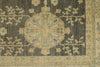 11x14 Navy and Ivory Turkish Oushak Rug