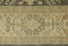 11x14 Navy and Ivory Turkish Oushak Rug