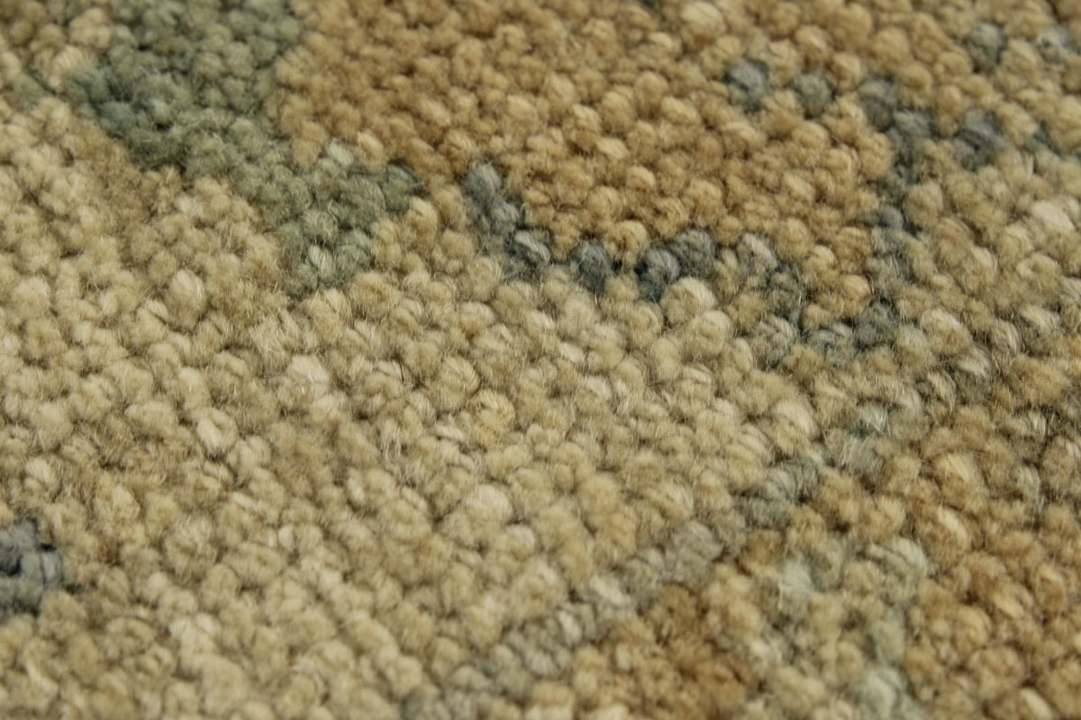 11x14 Navy and Ivory Turkish Oushak Rug