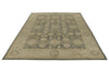 11x14 Navy and Ivory Turkish Oushak Rug