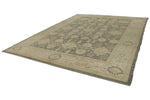 11x14 Navy and Ivory Turkish Oushak Rug