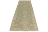 3x11 Brown and Ivory Turkish Oushak Runner