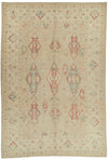 10x15 Brown and Ivory Turkish Oushak Rug