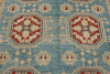 10x13 Blue and Ivory Turkish Oushak Rug