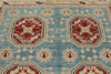 10x13 Blue and Ivory Turkish Oushak Rug